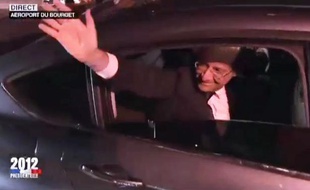 Capture d'écran du zapping de la soirée du second tour de la présidentielle, le 6 mai 2012.