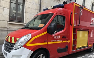 Illustration d'un véhicule d'intervention des pompiers du Rhône.