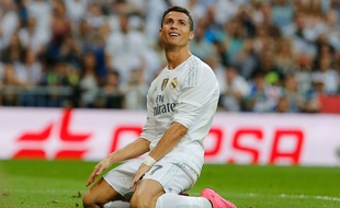 Cristiano Ronaldo lors de Real Madrid-Malaga, le 26 septembre 2015.