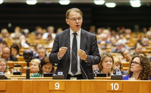 Le député belge Philippe Lamberts, en mars 2018 à Bruxelles.