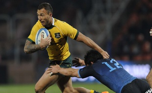 L'international australien Quade Cooper le 27 juillet 2015 en Argentine