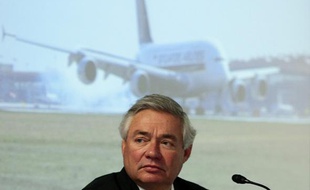 Le directeur commercial d'Airbus John Leahy, en février 2010.