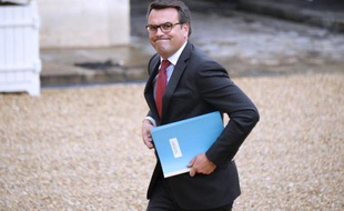 Thomas Thevenoud à son arrivée au Conseil des ministres le 27 août 2014 à l'Elysée à Paris