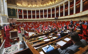 L'assemblée nationale, pendant les débats sur la moralisation de la vie publique.