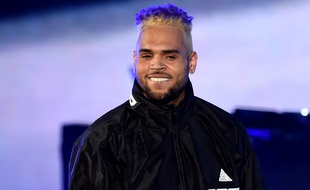 Chris Brown, le 20 octobre 2018, en concert à Los Angeles.