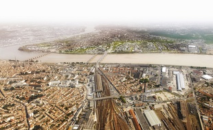La ZAC Garonne-Eiffel sur la rive droite de Bordeaux, dans le périmètre Euratlantique.
