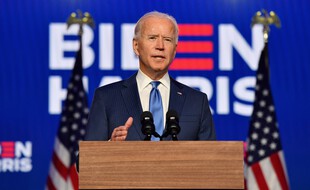 Joe Biden à Wilmington (Delaware), le 6 novembre 2020.