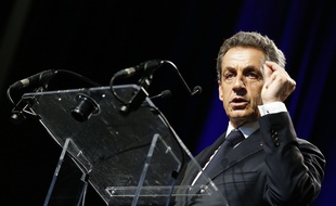 Nicolas Sarkozy à Rillieux-la-Pape le 22 mai 2015.