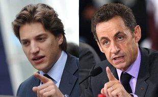 Jean et Nicolas Sarkozy, les ressemblances dans leur gestuelle.