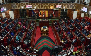 Vue générale du Parlement kenyan à Nairobi, le 26 mars 2015