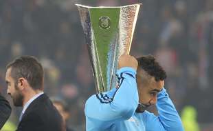 Dimitri Payet, lors de la finale de Ligue Europa perdue contre l'Atlético Madrid en 2018.