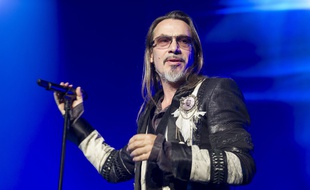 Florent Pagny en concert à Bruxelles, le 23 octobre 2014.