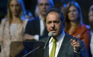 Le gouverneur de la province de Buenos Aires, Daniel Scioli, le 24 octobre 2013 dans la capitale argentine