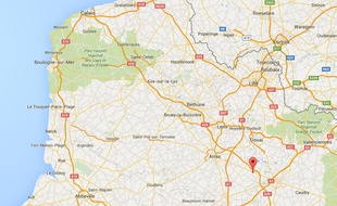 Localisation de Baralle, dans le Pas-de-Calais