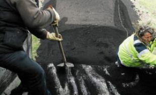 7,5 tonnes de compost livrées hier.