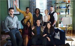 Le cast de «Murder» tout sourire (avant d'apprendre que M6 déprogrammait la saison 2).