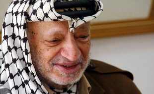 Yasser Arafat le 27 septembre 2004 à Ramallah.