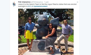 Une statue de Pikachu est apparue à la Nouvelle-Orléans
