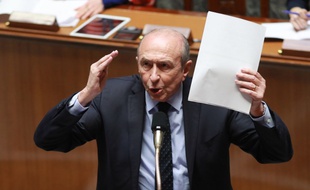 Gérard Collomb lors des questions au gouvernement à l'Assemblée nationale.