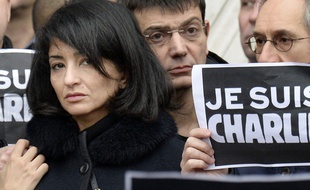 Jeannette Bougrab le 9 mai 2015 devant la mairie de Paris.