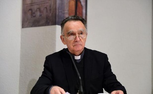Georges Pontier le 4 novembre 2014 à Lourdes