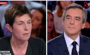 Angot face à Fillon
