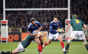 Thierry Dusautoir lors d'un match contre l'Afrique du Sud en 2009.