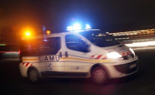 Une ambulance du SAMU
