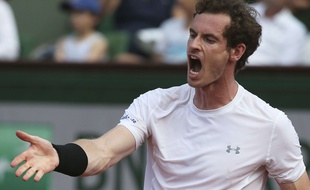Andy Murray lors du match face à Djokovic, le 5 juin 2015