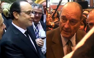 François Hollande et Jacques Chirac ont fait le show au salon...