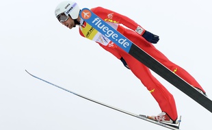 Jason Lamy Chappuis aux Mondiaux de combiné nordique le 28 février 2015.