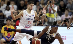 Team USA a été battue par la Serbie en match de classement de la Coupe du monde de basket, le 12 septembre 2019.