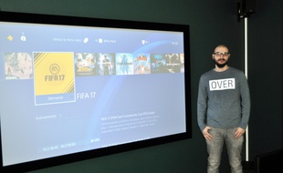 Damien Texier, le créateur, dans l'un des cinq salons de Who's Next Game