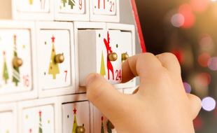 Illustration un calendrier de l'Avent