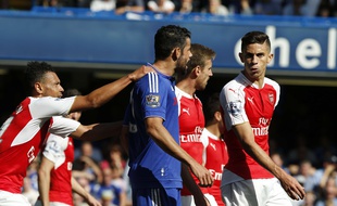 Diego Costa a créé la polémique par son attitude lors de Chelsea-Arsenal (2-0), le 19 septembre 2015.