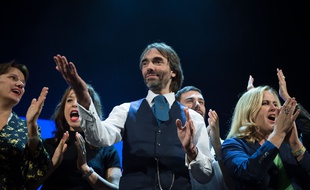 Cedric Villani en meeting au Trianon à Paris le 11 décembre 2019.