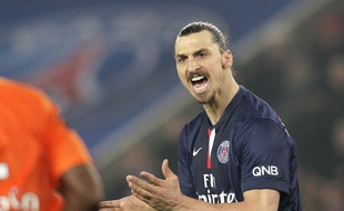 L'attaquant du PSG Zlatan Ibrahimovic.