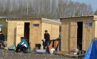 Dans le camp de migrants de Grande-Synthe