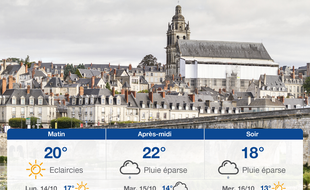 Météo Tours: Prévisions du dimanche 13 octobre 2019