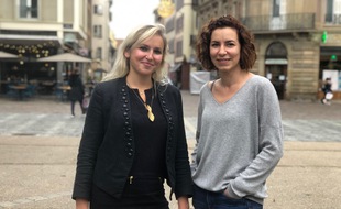 Marie (à gauche) et Sophie, deux citoyennes strasbourgeoises engagées.