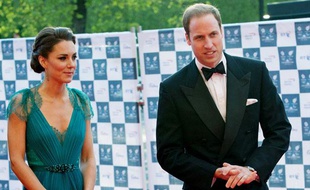 Kate et William, au Royal Albert Hall de London (Royaume-Uni), le 11 mai 2012