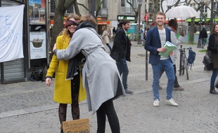 Liste d'union citoyenne en campagne, Paris, le 11 novembre.