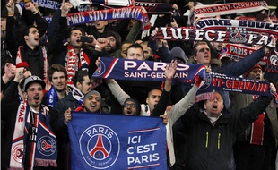 Les supporters du PSG à Chelsea, le 11 mars 2015.