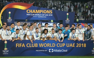 Le Real Madrid a remporté la dernière édition du championnat du monde des clubs, contre Al Ain, le 22 décembre 2018 à Abu Dhabi.