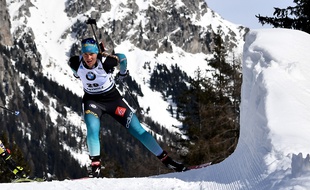 Anais Bescond, le 16 février à Rasen-Antholz.