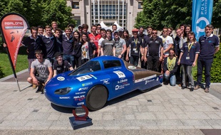 Les étudiants et professeurs du projet Cityjoule.