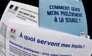Illustration du prélèvement à la source.