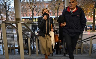 La maire (LR) de Montauban, Brigitte Barèges lors de son procès pour détournement de fonds.