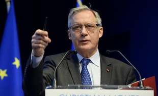 Le gouverneur de la Banque de France, Christian Noyer, le 5 mai 2015 à Paris