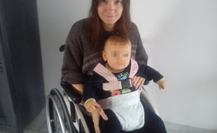Aurore et son bébé Loïg